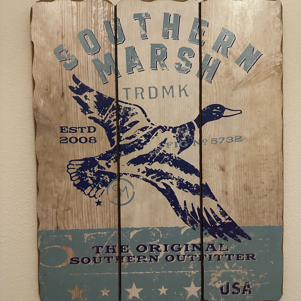 BRAND NEW SOUTHERN MARSH SIGN
